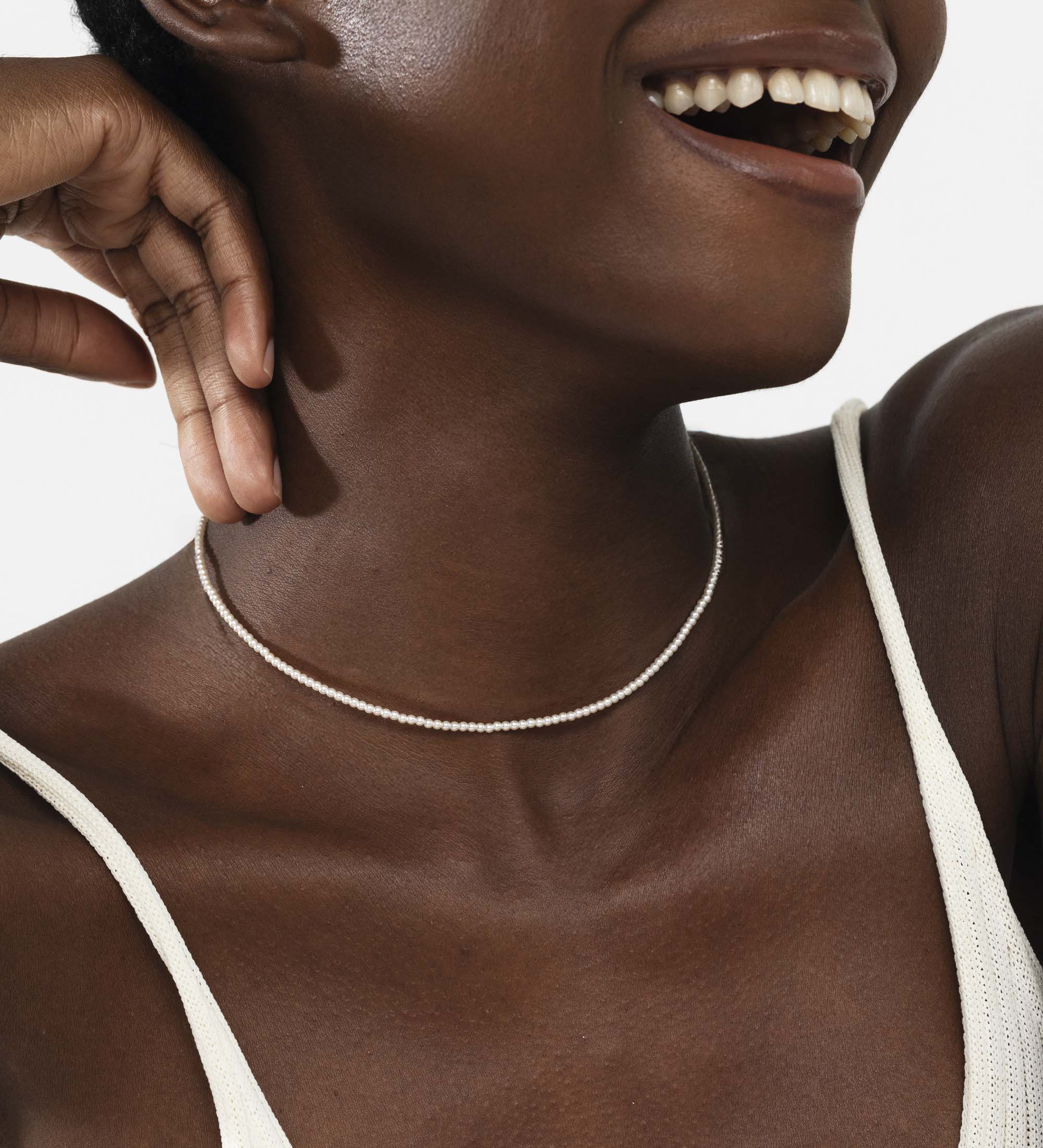 Tiny Pearl Neckalce - Miwanna
