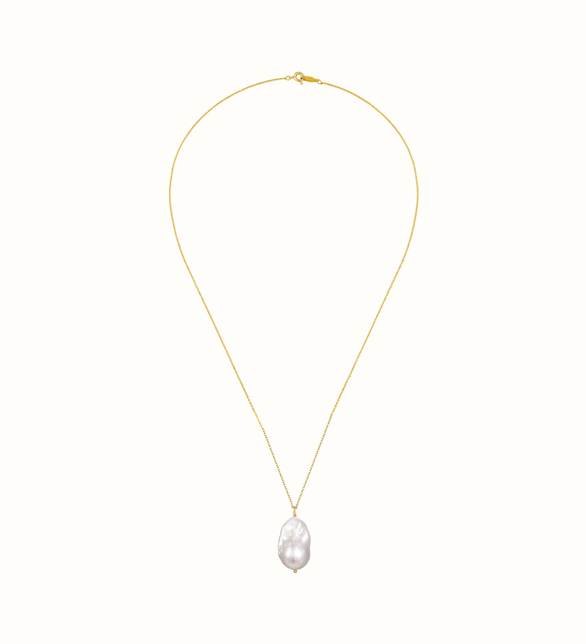 Baroque Pearl Pendant Necklace - Miwanna