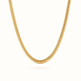 Statement Herringbone Necklace