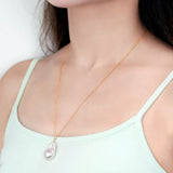 Baroque Pearl Pendant Necklace - Miwanna