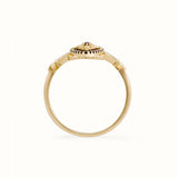 mother of pearl ring vintage - miwanna