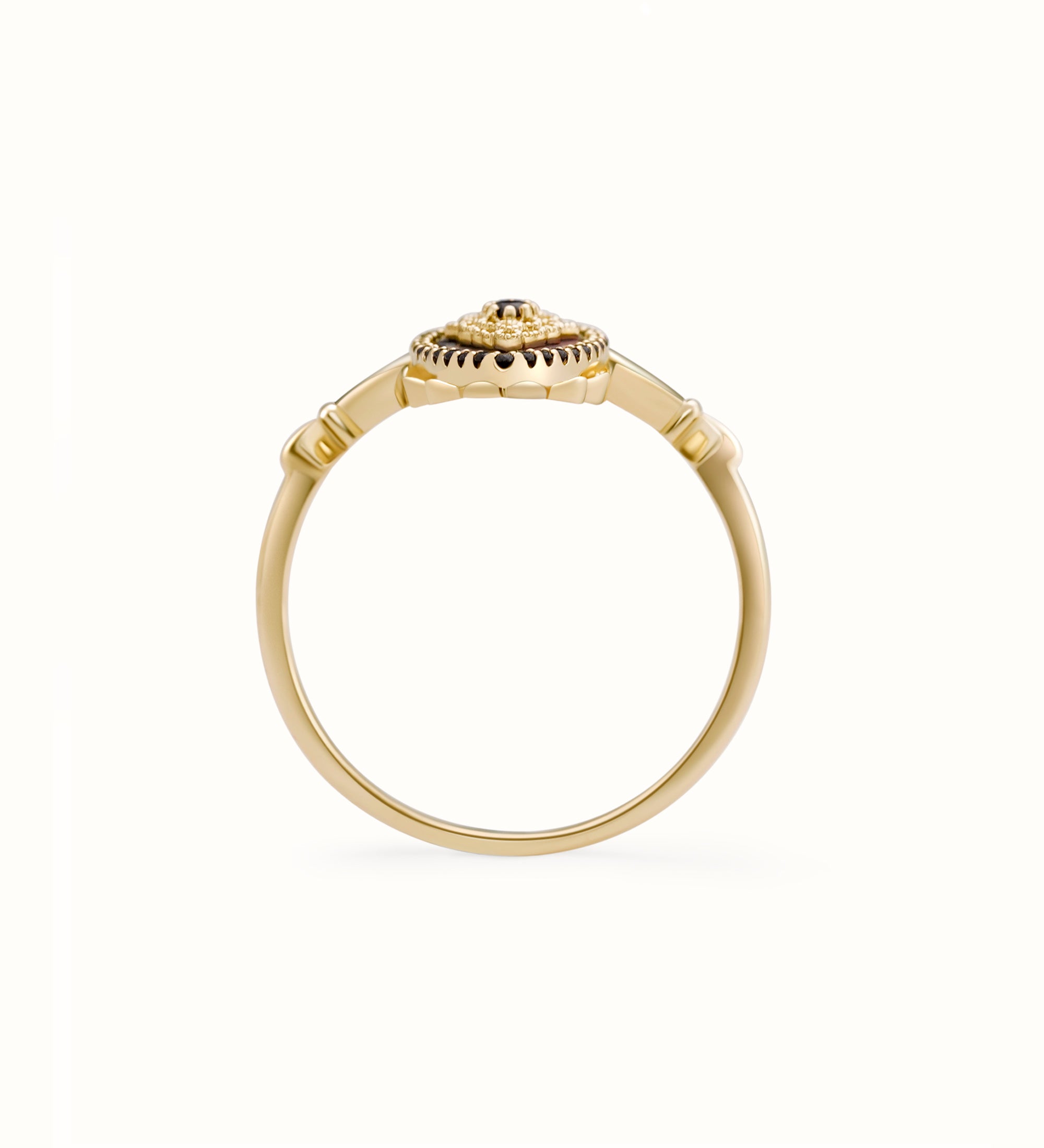 mother of pearl ring vintage - miwanna