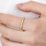 Emerald Cut Moissanite Ring