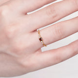 Garnet Diamond ring - Miwanna