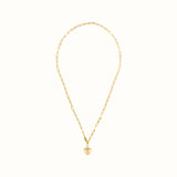Paperclip Necklace With Heart