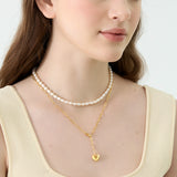 Paperclip Necklace With Heart