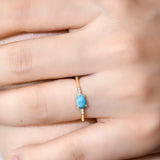 Larimar Ring