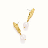 Baroque Pearl Drop Studs
