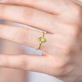 Peridot Ring Gold - Miwanna
