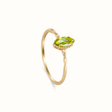 Peridot Ring Gold - Miwanna
