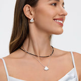 Seashell Necklace Silver