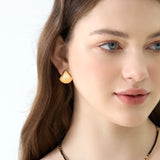 Shell Earrings Gold