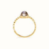 Minimalist Labradorite Ring