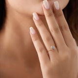 Minimalist Labradorite Ring