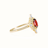 Garnet Ring Vintage
