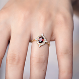 Garnet Ring Vintage - Miwanna