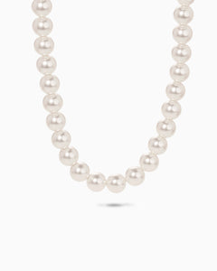 Silver Pearl Necklace | Sterling Silver 