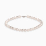 Silver Pearl Necklace | Sterling Silver 