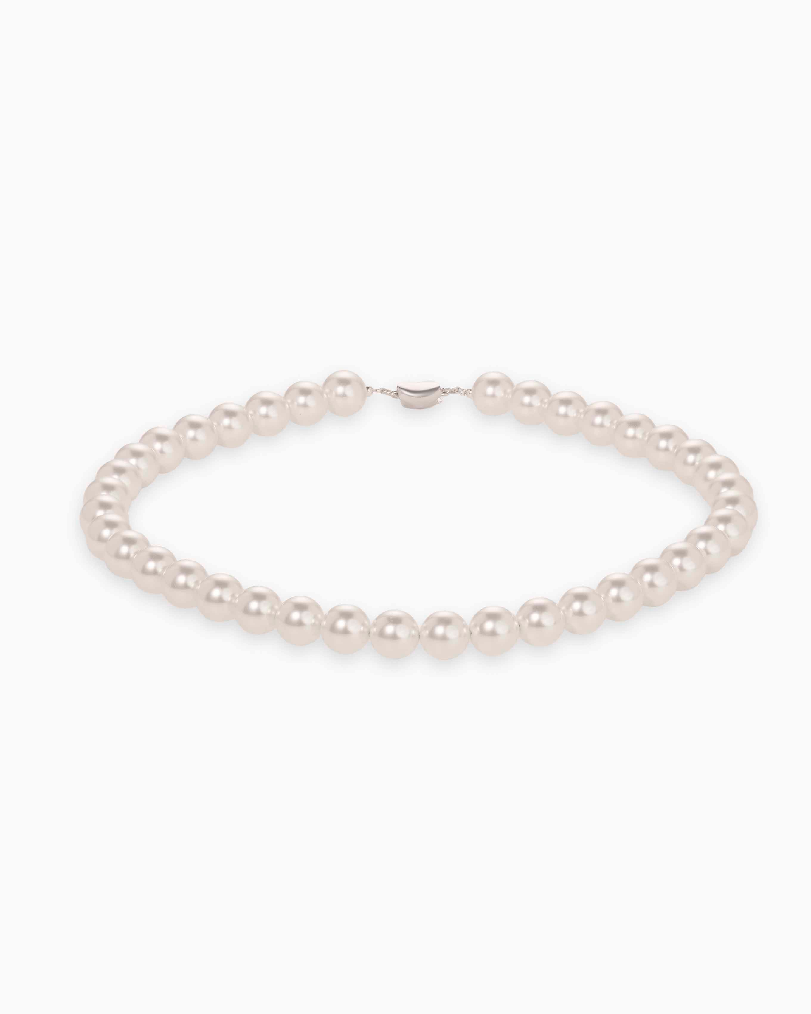 Silver Pearl Necklace | Sterling Silver 