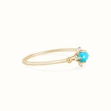 Gold Turquoise Ring - Miwanna 