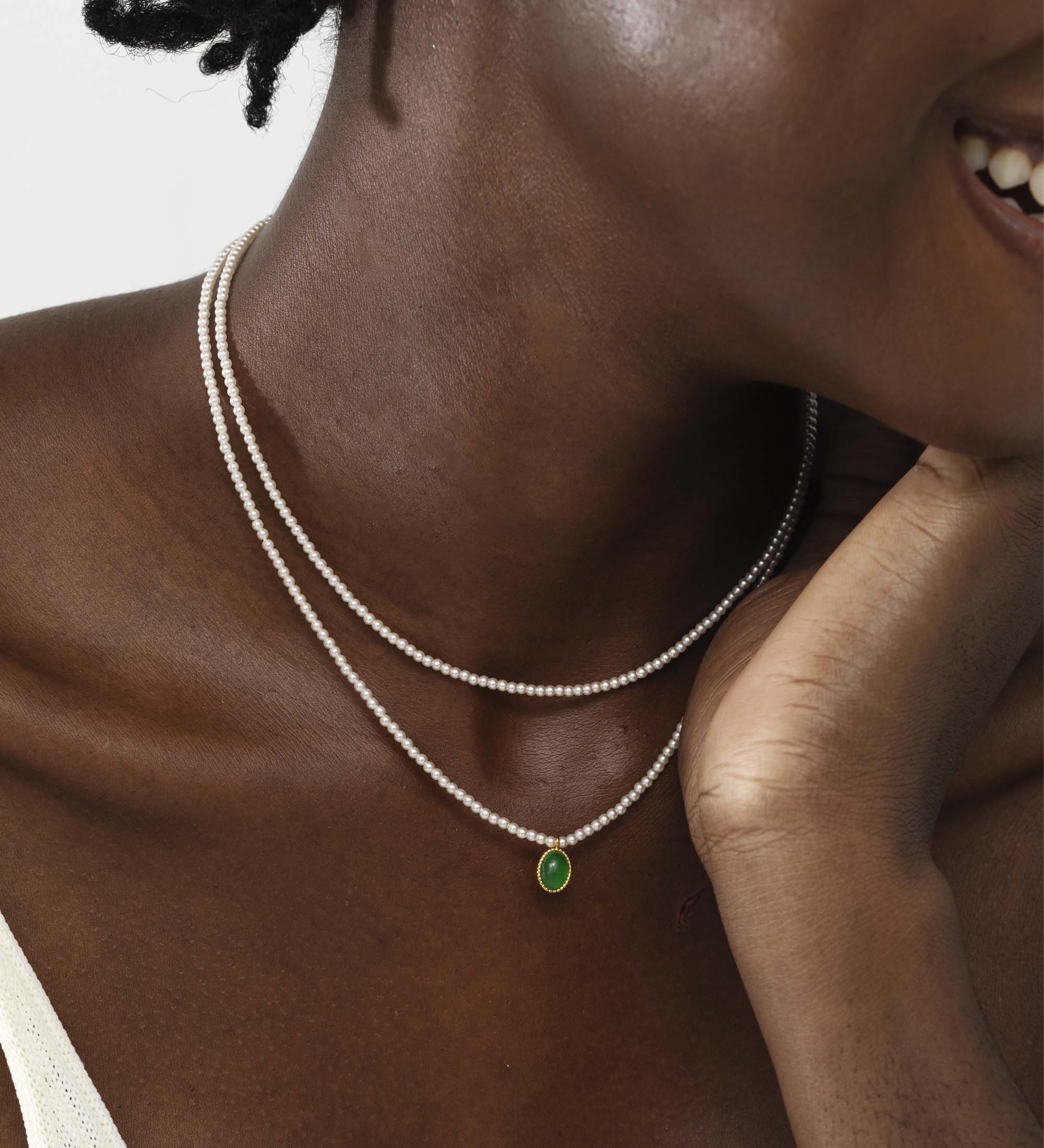 Tiny Pearl Neckalce - Miwanna
