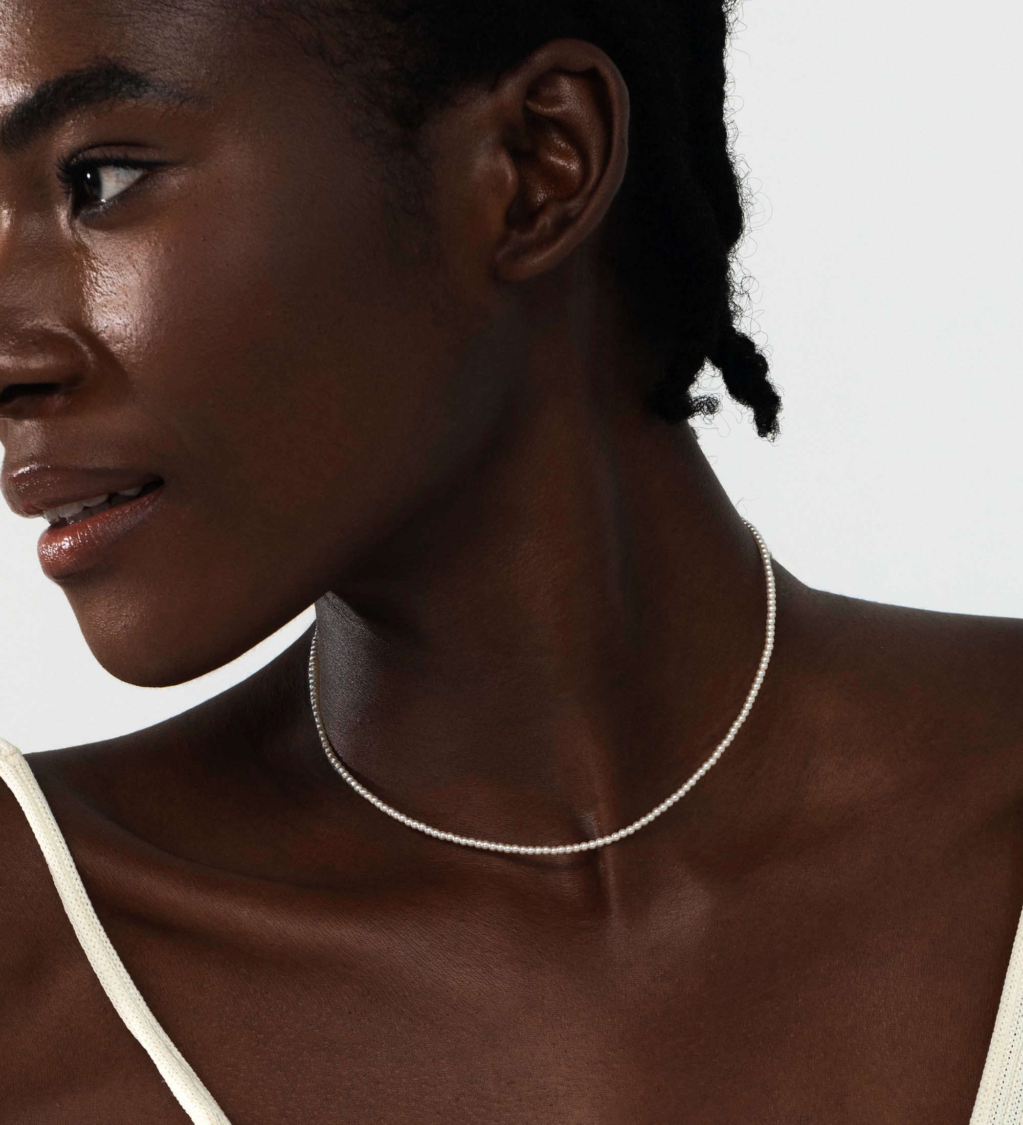 Tiny Pearl Neckalce - Miwanna