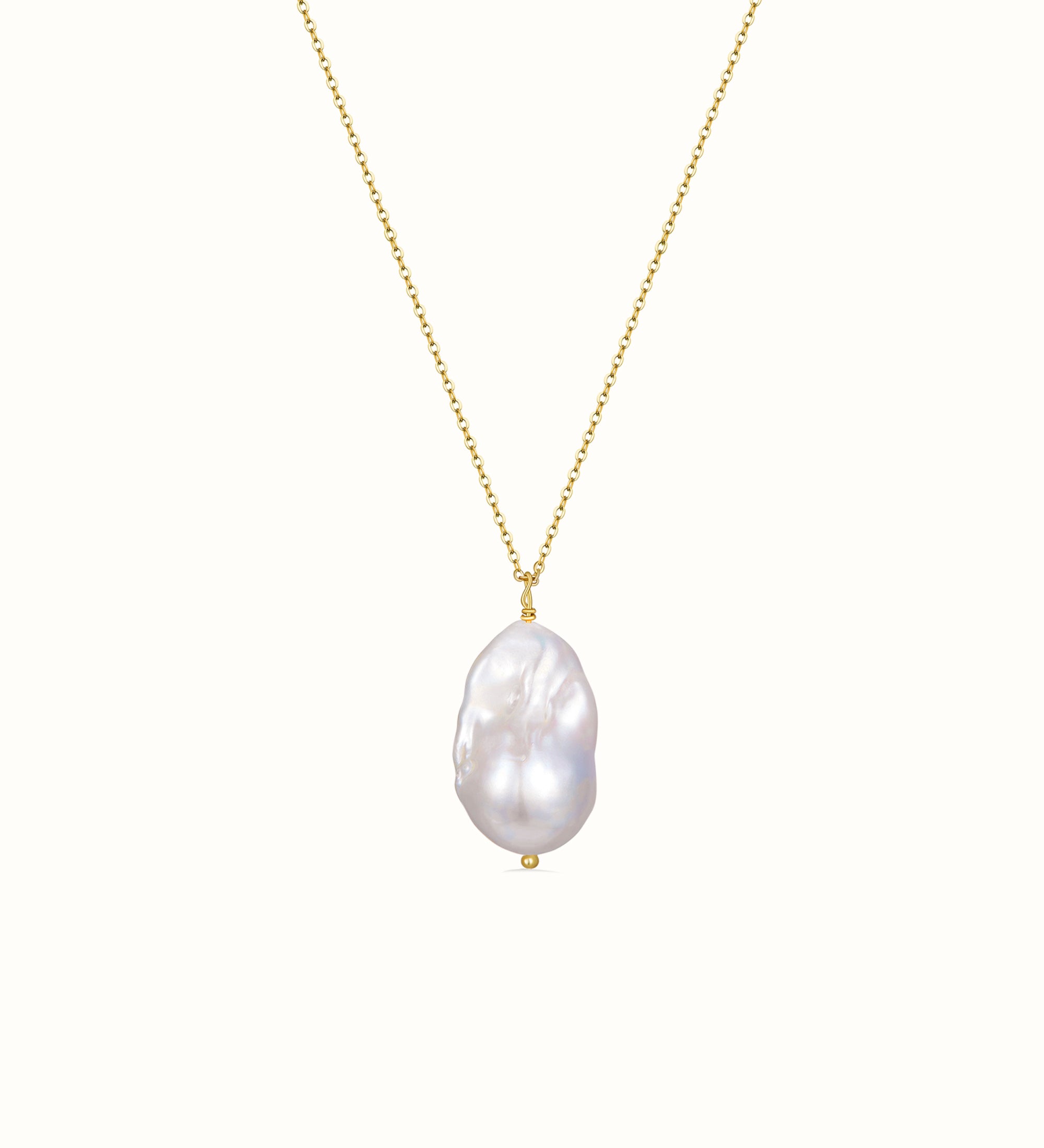 Baroque Pearl Pendant Necklace - Miwanna