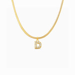 Letter M Necklace - Miwanna