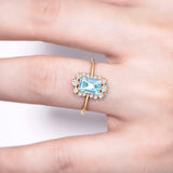 Natural Topaz Ring