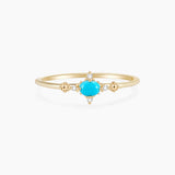 Gold Turquoise Ring