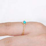 Gold Turquoise Ring