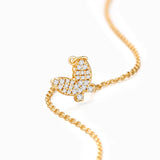 14k Gold Butterfly Necklace - Miwanna