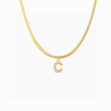 Letter M Necklace - Miwanna