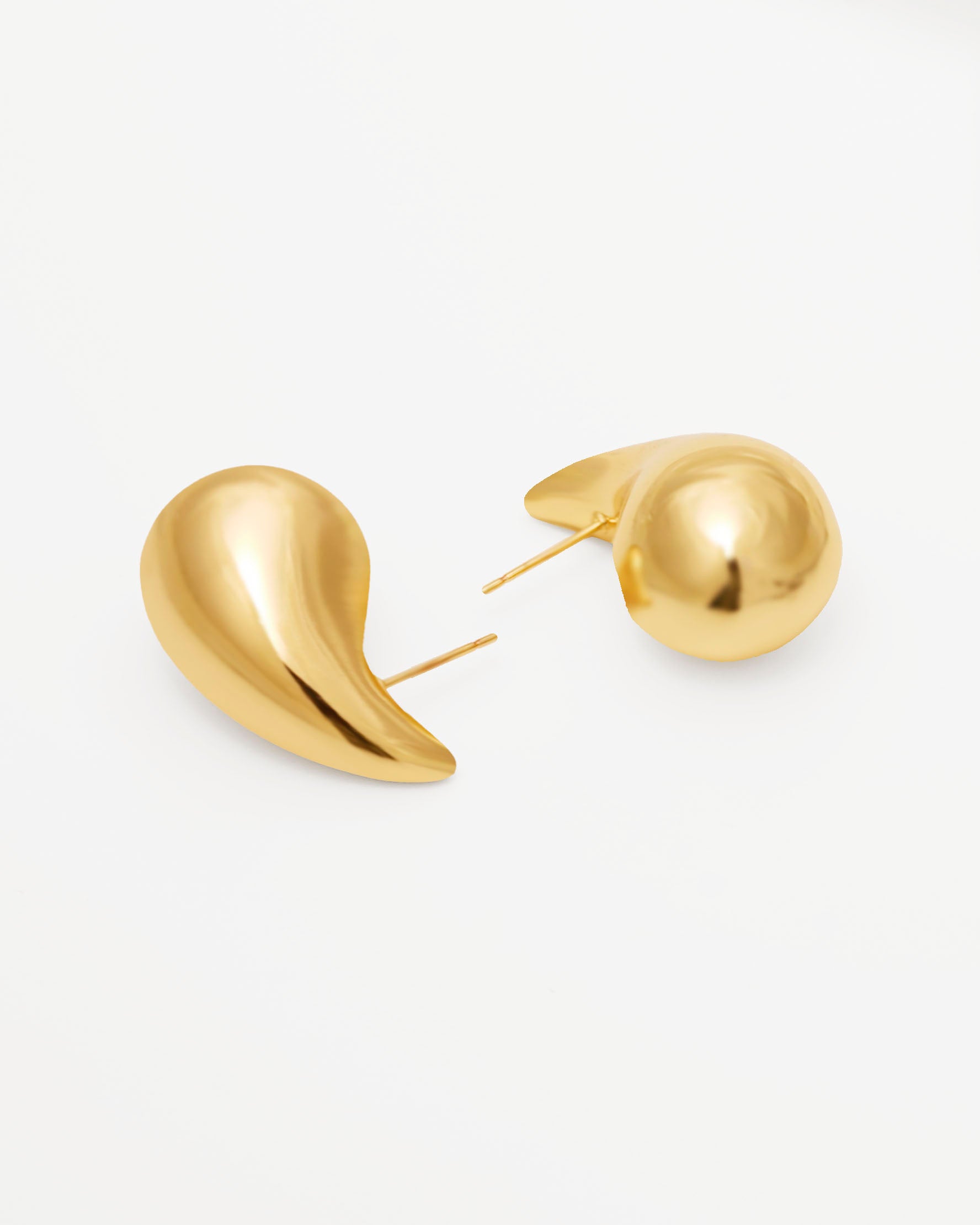 Gold Teardrop Earrings - Miwanna