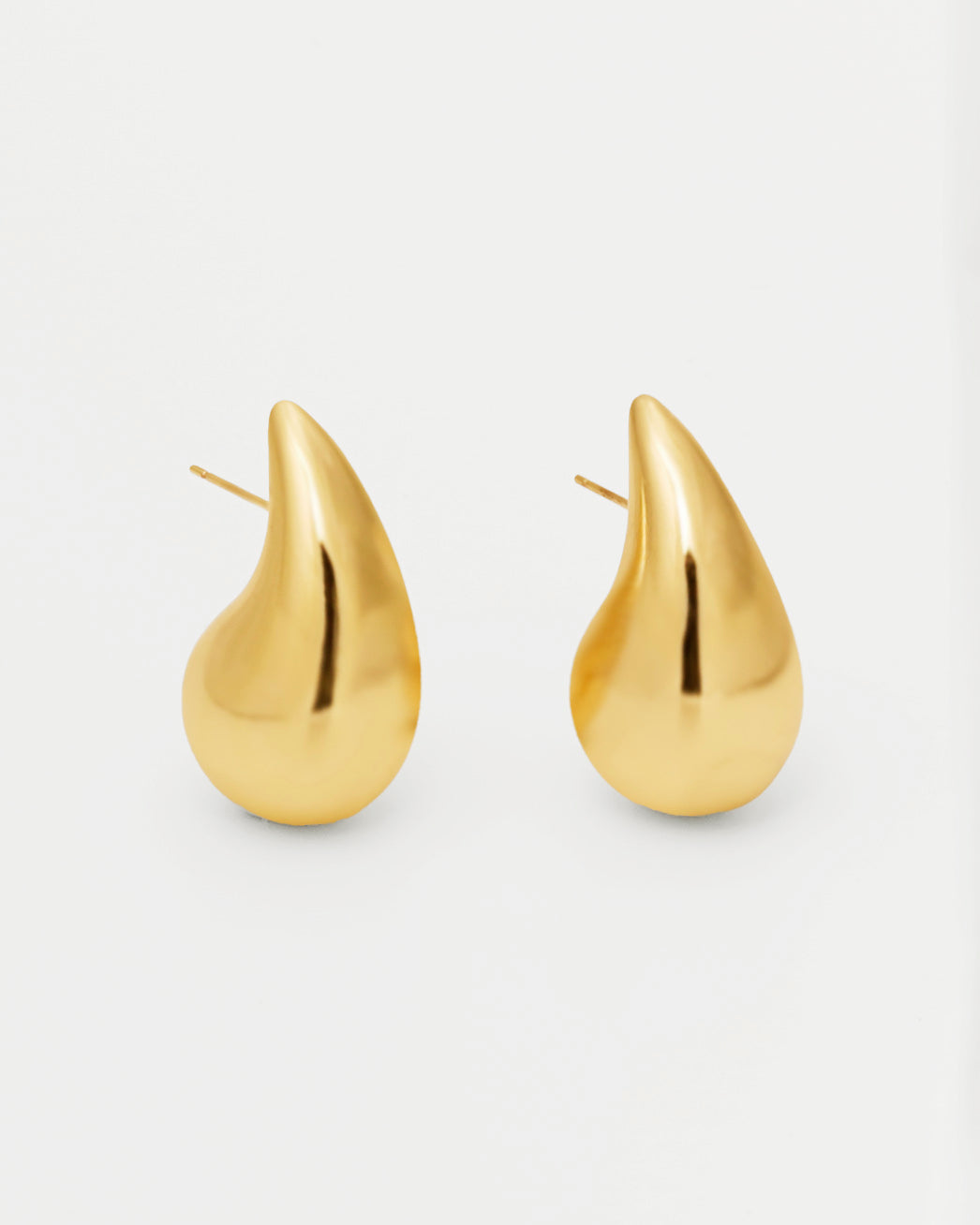 Gold Teardrop Earrings - Miwanna