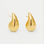 Gold Teardrop Earrings - Miwanna