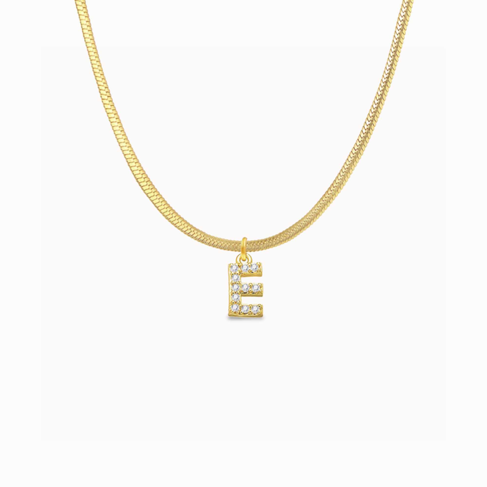 Letter M Necklace - Miwanna