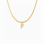 Letter M Necklace - Miwanna