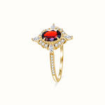 Garnet Ring Vintage - Miwanna