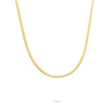 Gold Herringbone Necklace 1.8mm - Miwanna