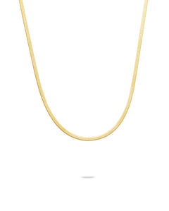 Gold Herringbone Necklace 1.8mm - Miwanna