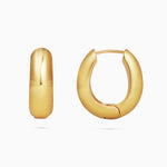 Medium Gold Hoop Earrings