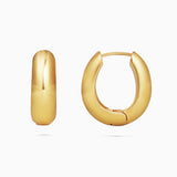 Medium Gold Hoop Earrings