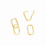 Double Gold Hoop Earrings - Miwanna