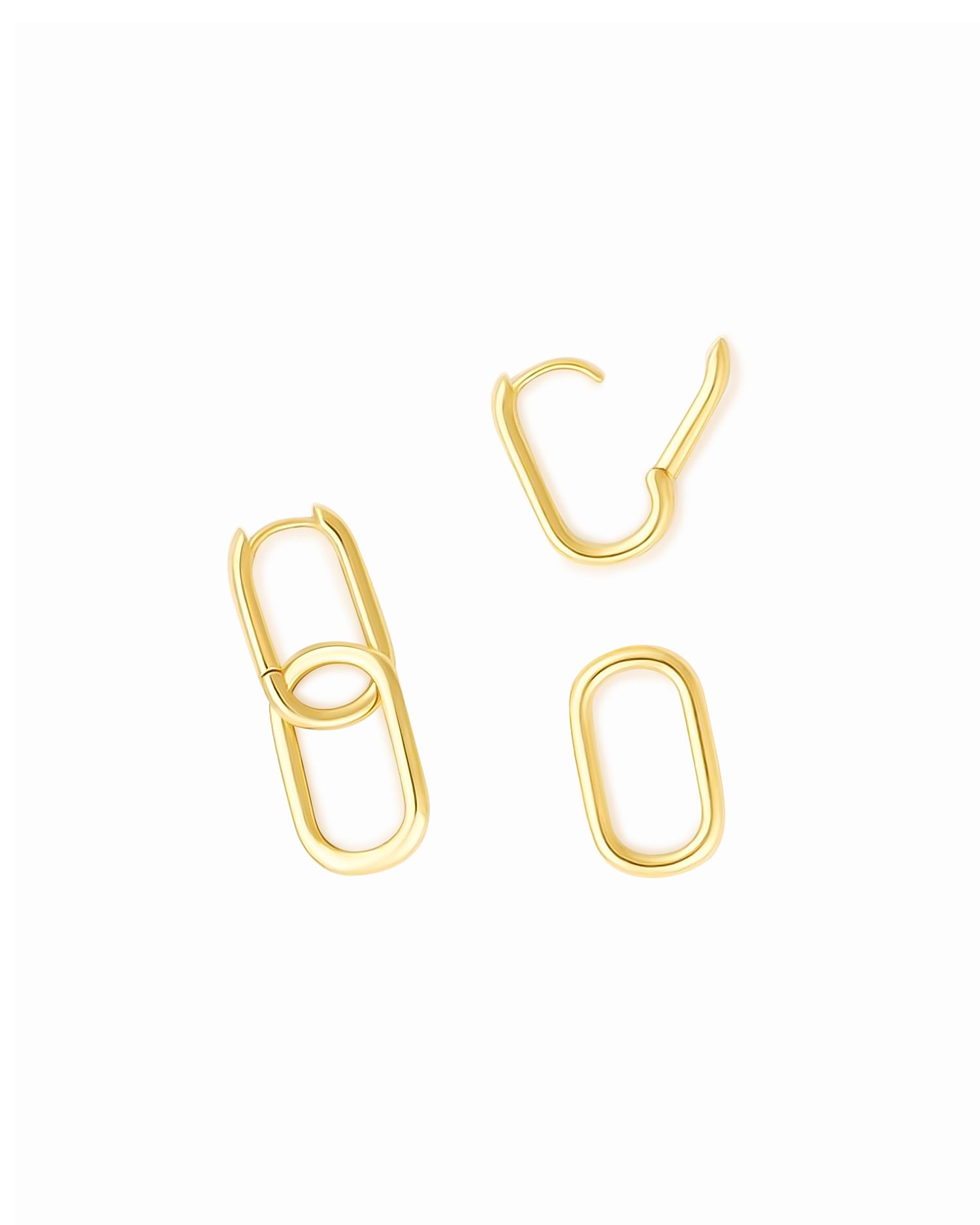 Double Gold Hoop Earrings - Miwanna