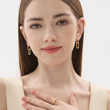 Double Gold Hoop Earrings - Miwanna