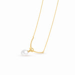 Gold Pearl Pendant Necklace - Miwanna