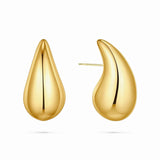 Gold Teardrop Earrings - Miwanna