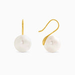 Gold Pearl Earrings - Miwanna