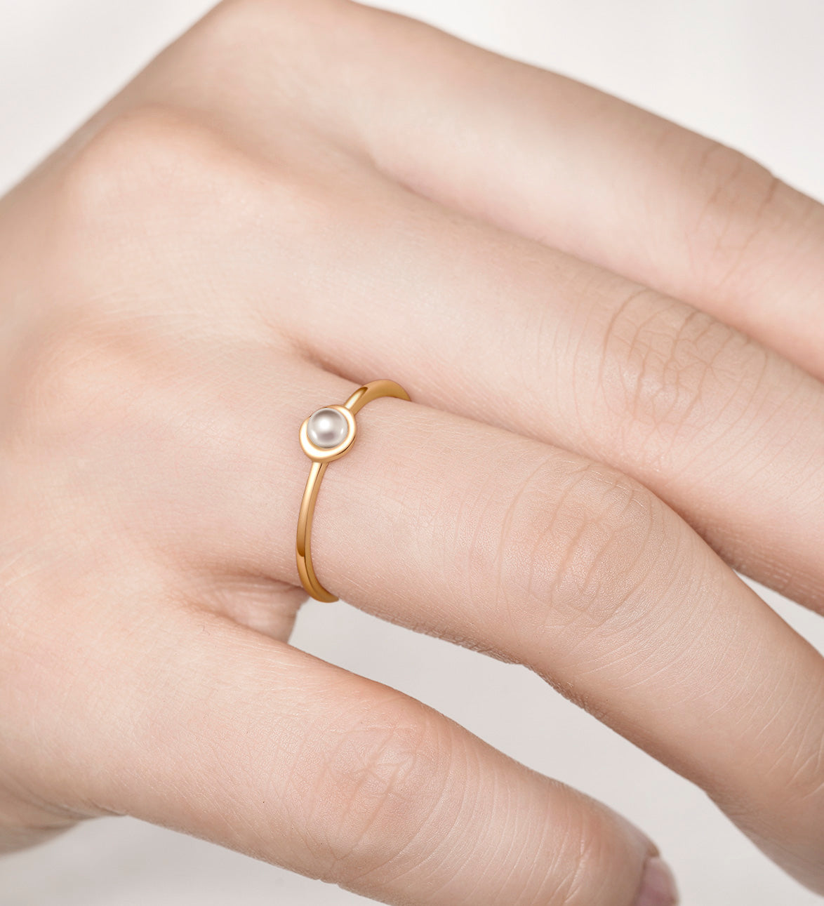 Luna Pearl Ring Miwanna Jewelry
